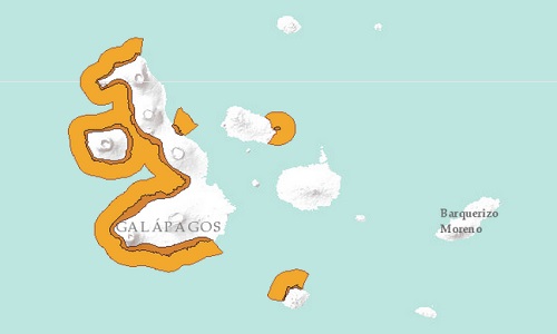Galapagos Penguin archipelagomap